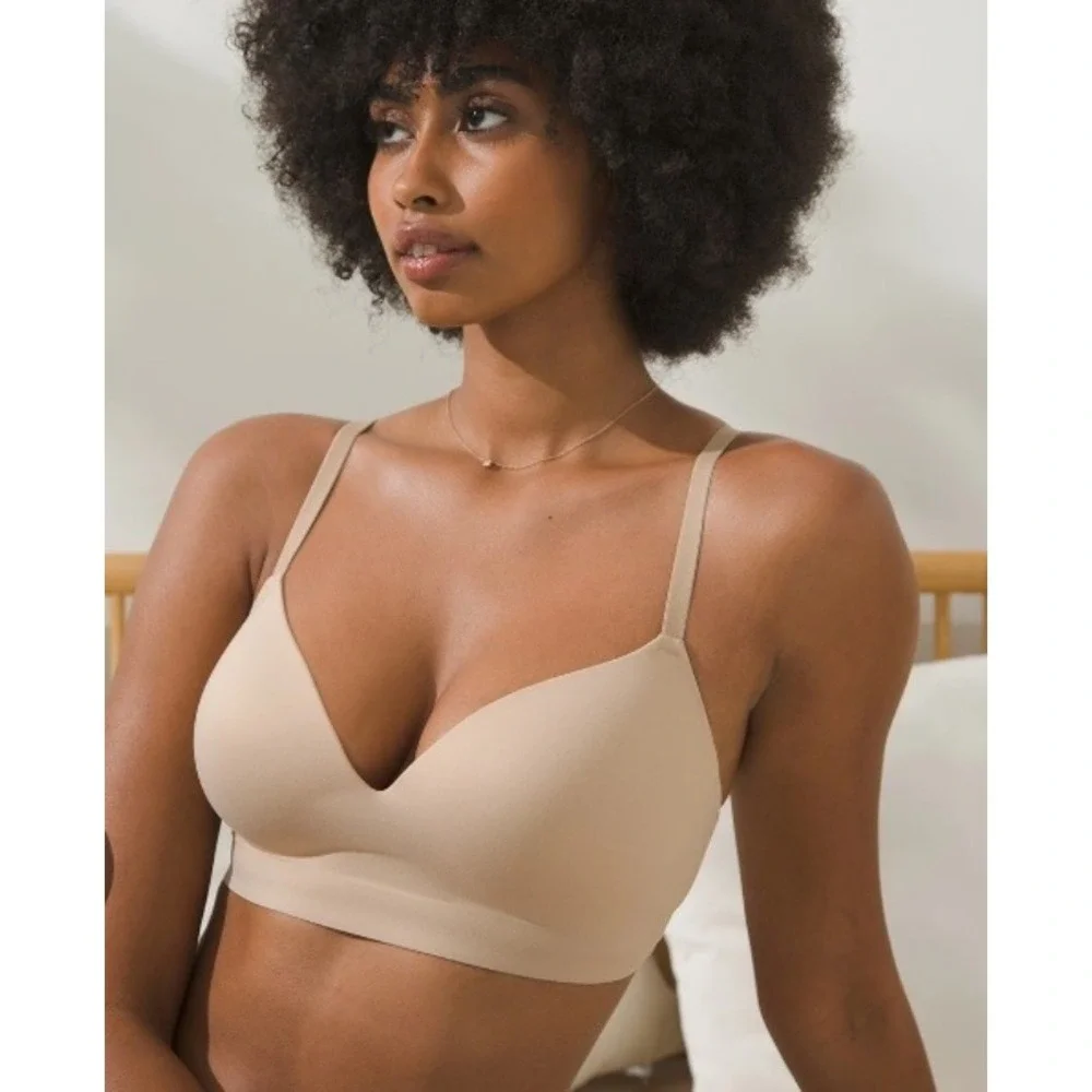 NWOTD Soma 36C Enbliss Wireless Warm Amber Beige Bra 123982